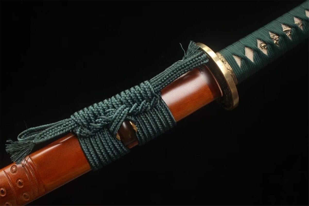 Antigua Espada Japonesa Hoja de Damasco