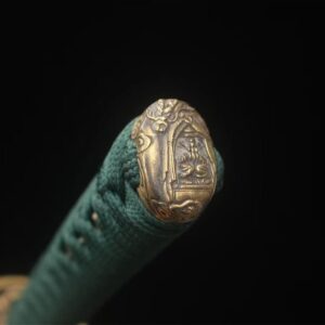 Antigua Espada Japonesa Hoja de Damasco