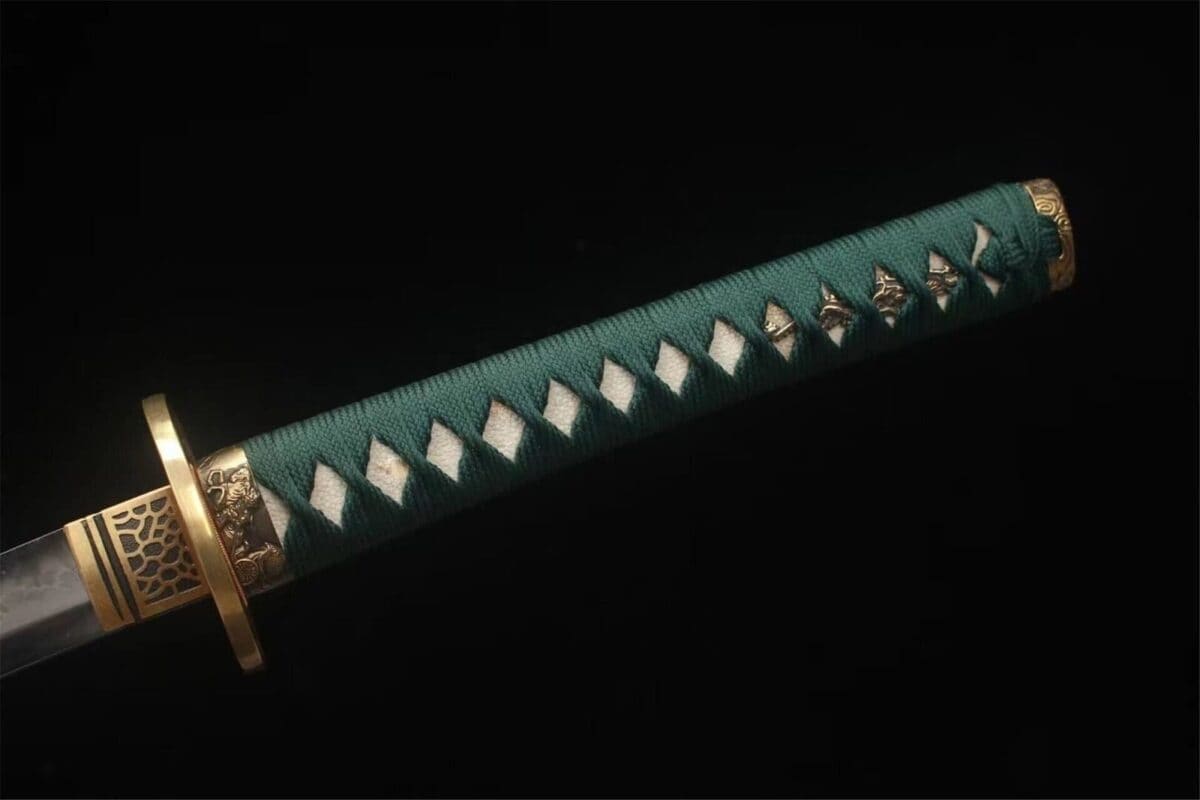 Antigua Espada Japonesa Hoja de Damasco