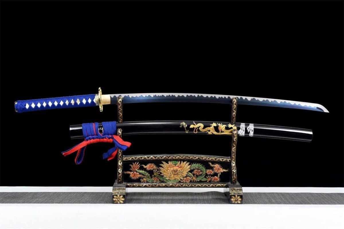 Katana Dragón Azul