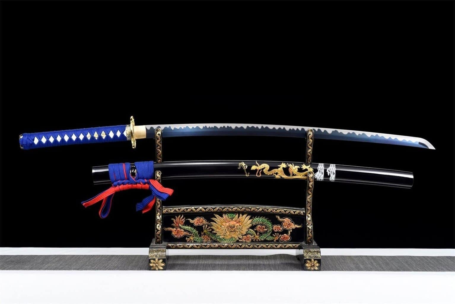 Katana Dragón Azul