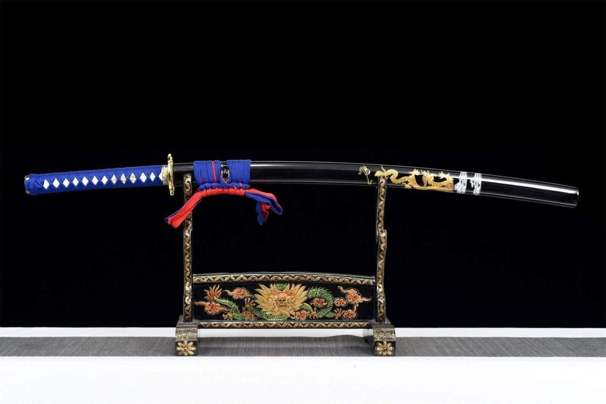 Katana Dragón Azul