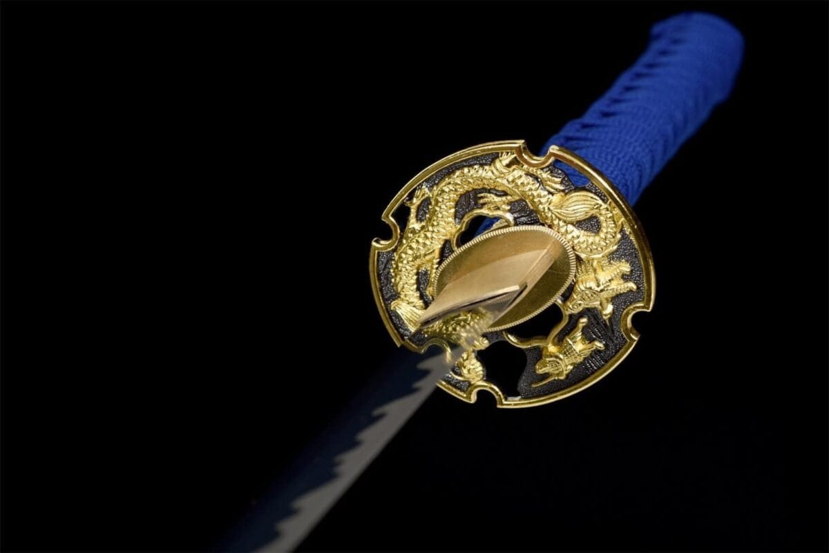 Katana Dragón Azul