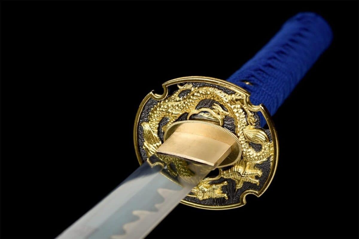 Katana Dragón Azul