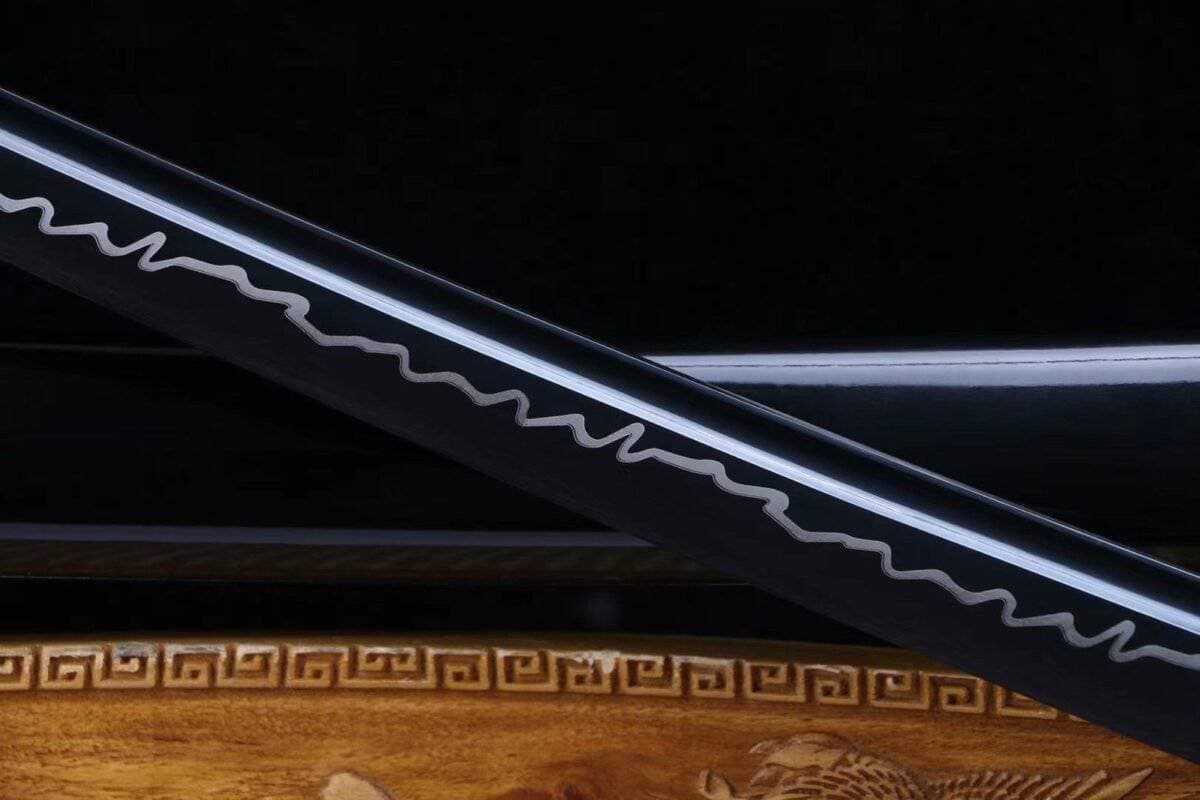 Kit de Katana Negra y Azul