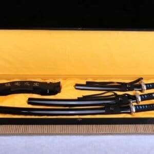 Kit de Katana Negra y Azul