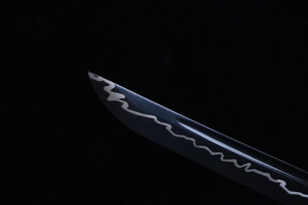 Kit de Katana Negra y Azul