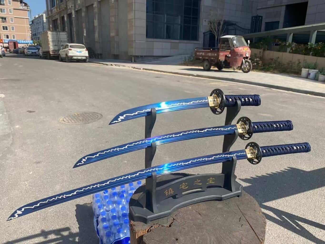 Juego Katana Wakizashi Tanto