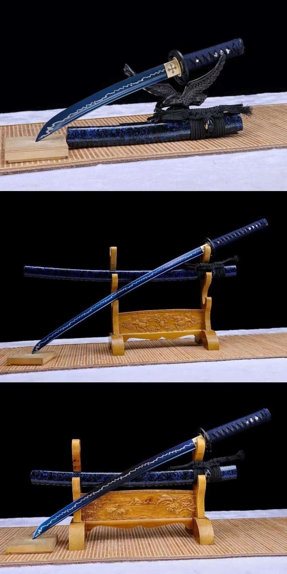 Juego Katana Wakizashi Tanto