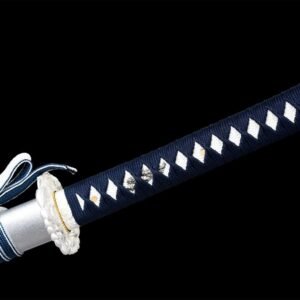 Blanco Wakizashi Sable Japonés Katana Set