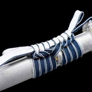 Blanco Wakizashi Sable Japonés Katana Set