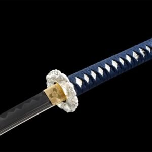 Blanco Wakizashi Sable Japonés Katana Set
