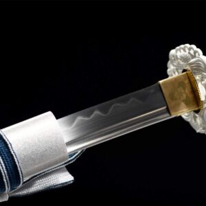 Blanco Wakizashi Sable Japonés Katana Set
