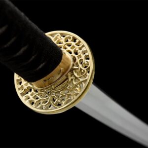 Katana Serpiente Negra Oro