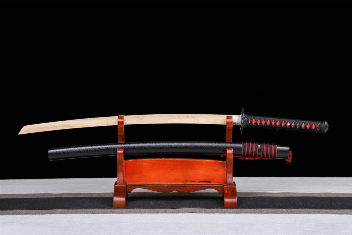 Katana Bambú Vaina negra