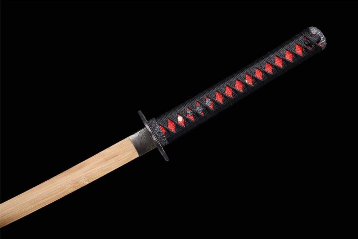 Katana Bambú Vaina negra