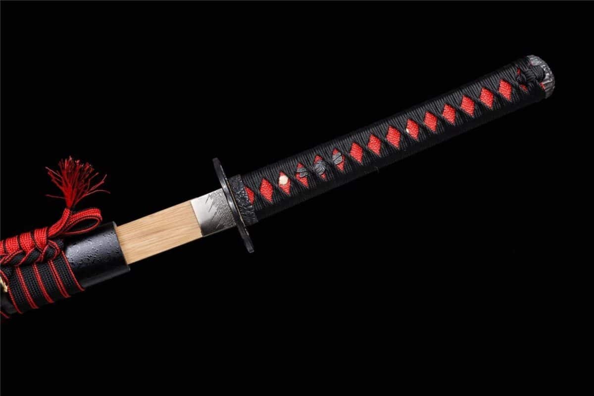 Katana Bambú Vaina negra