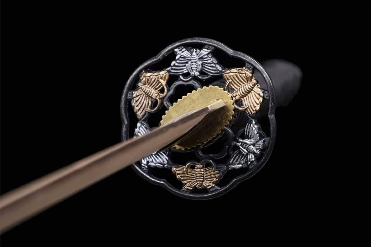 Katana Bambú Vaina negra