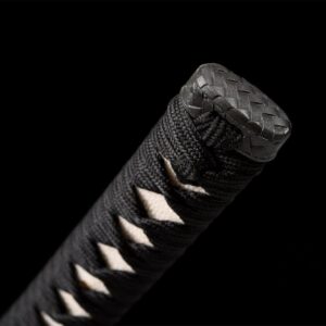 Katana Acero Negro T10 Damasco