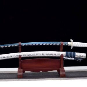 Katana Blanca Hoja Azul