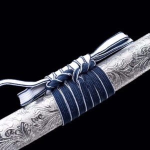 Katana Blanca Hoja Azul