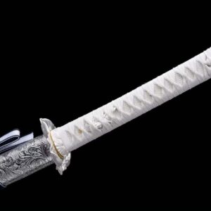 Katana Blanca Hoja Azul