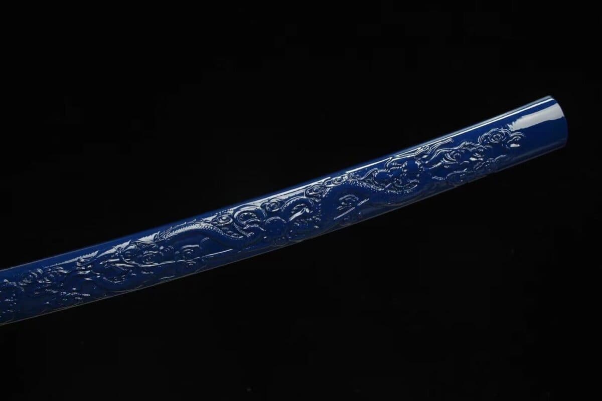 Katana Azul Y Blanca, Acero T10