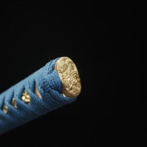 Katana Azul Y Blanca, Acero T10