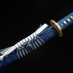 Katana Azul Y Blanca, Acero T10
