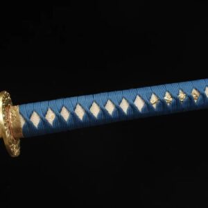 Katana Azul Y Blanca, Acero T10