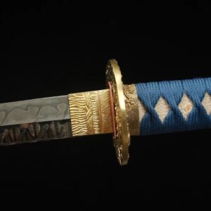 Katana Azul Y Blanca, Acero T10