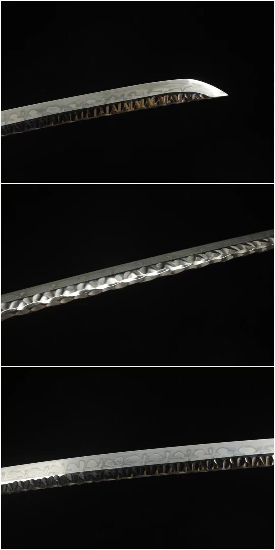 Katana Azul Y Blanca, Acero T10