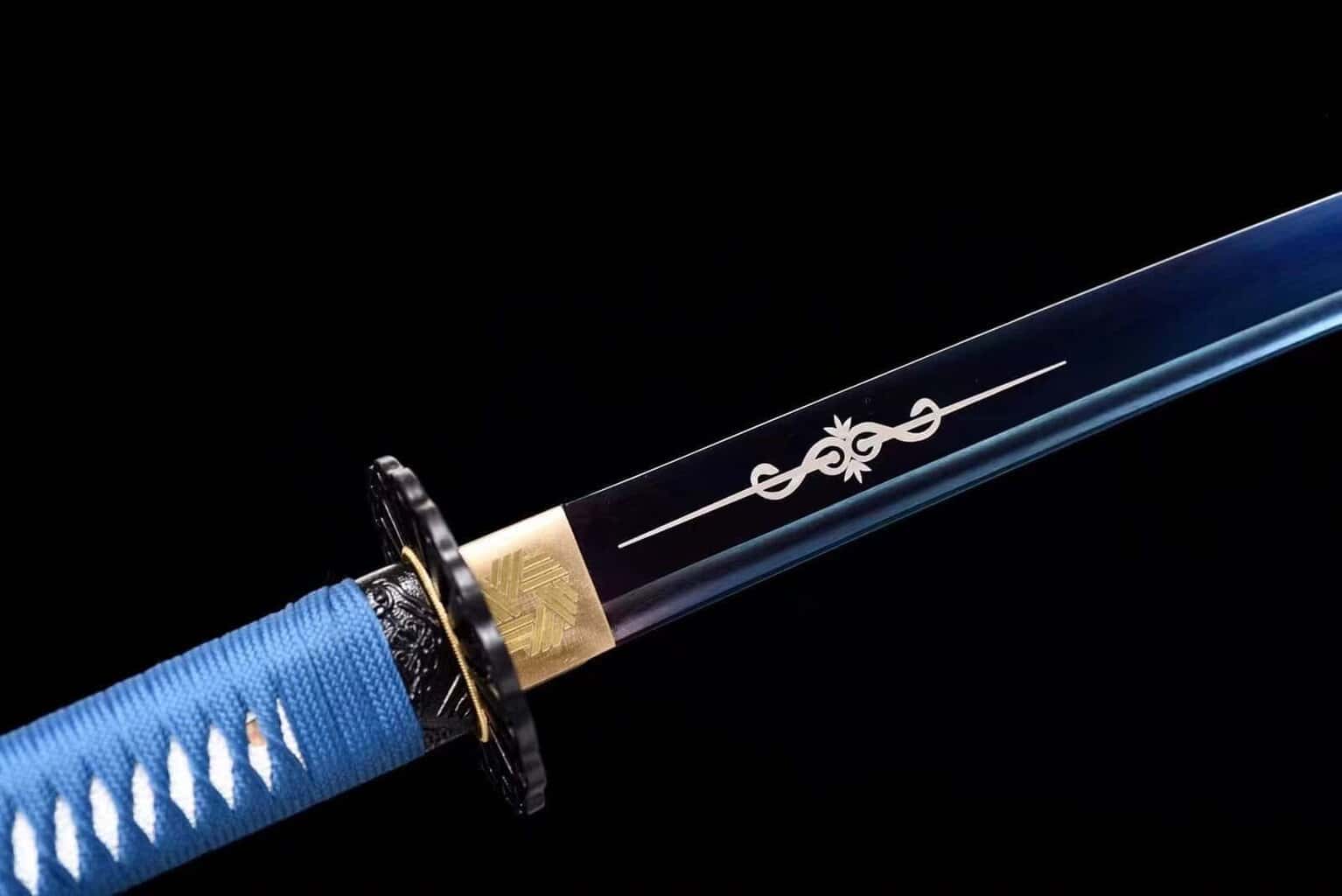 Katana Negra Azul