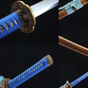 Katana Naranja Azul