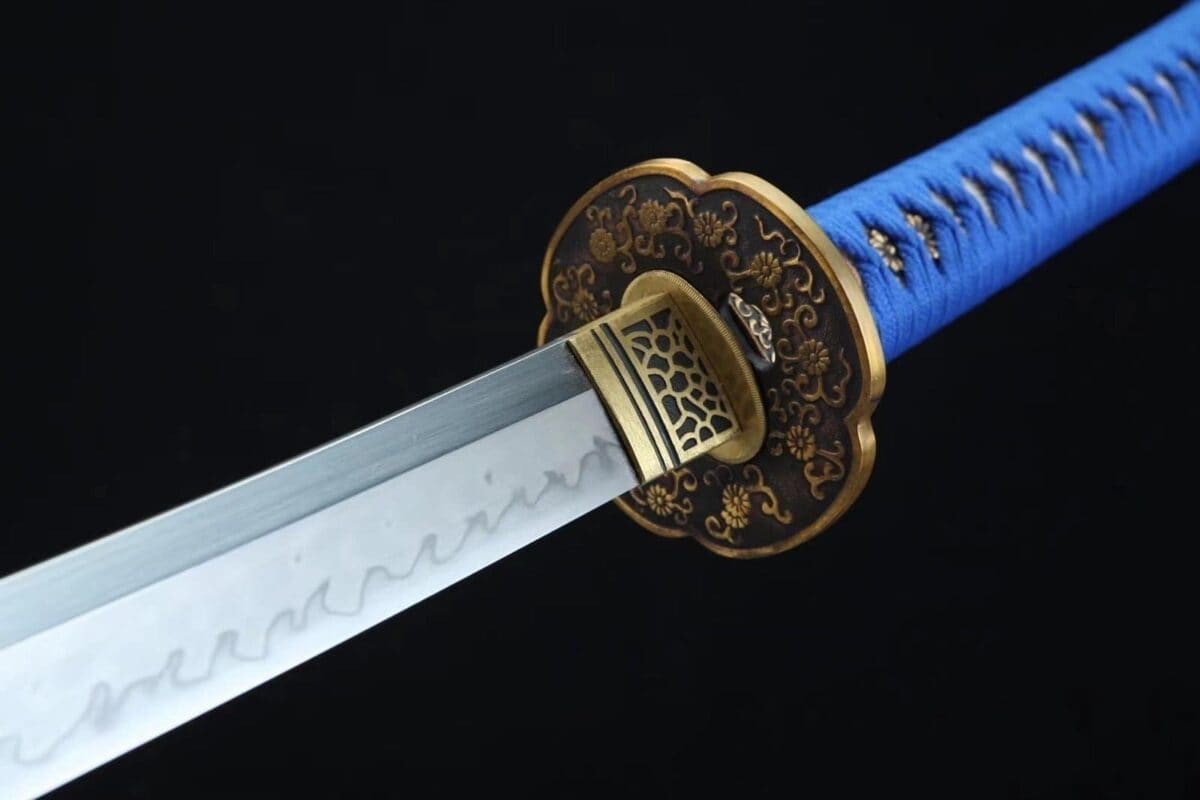 Katana Naranja Azul