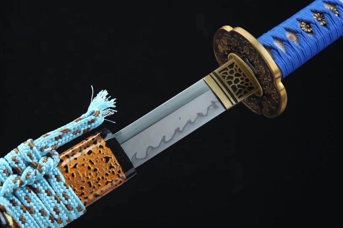 Katana Naranja Azul