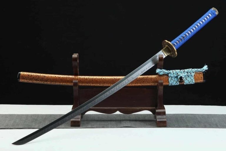 Katana Naranja Azul