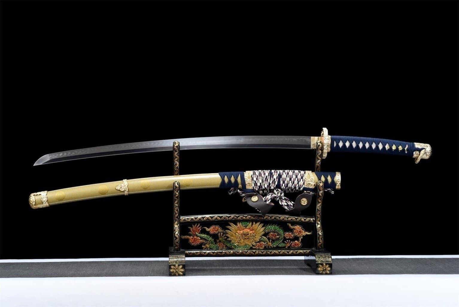 Katana Azul y Oro