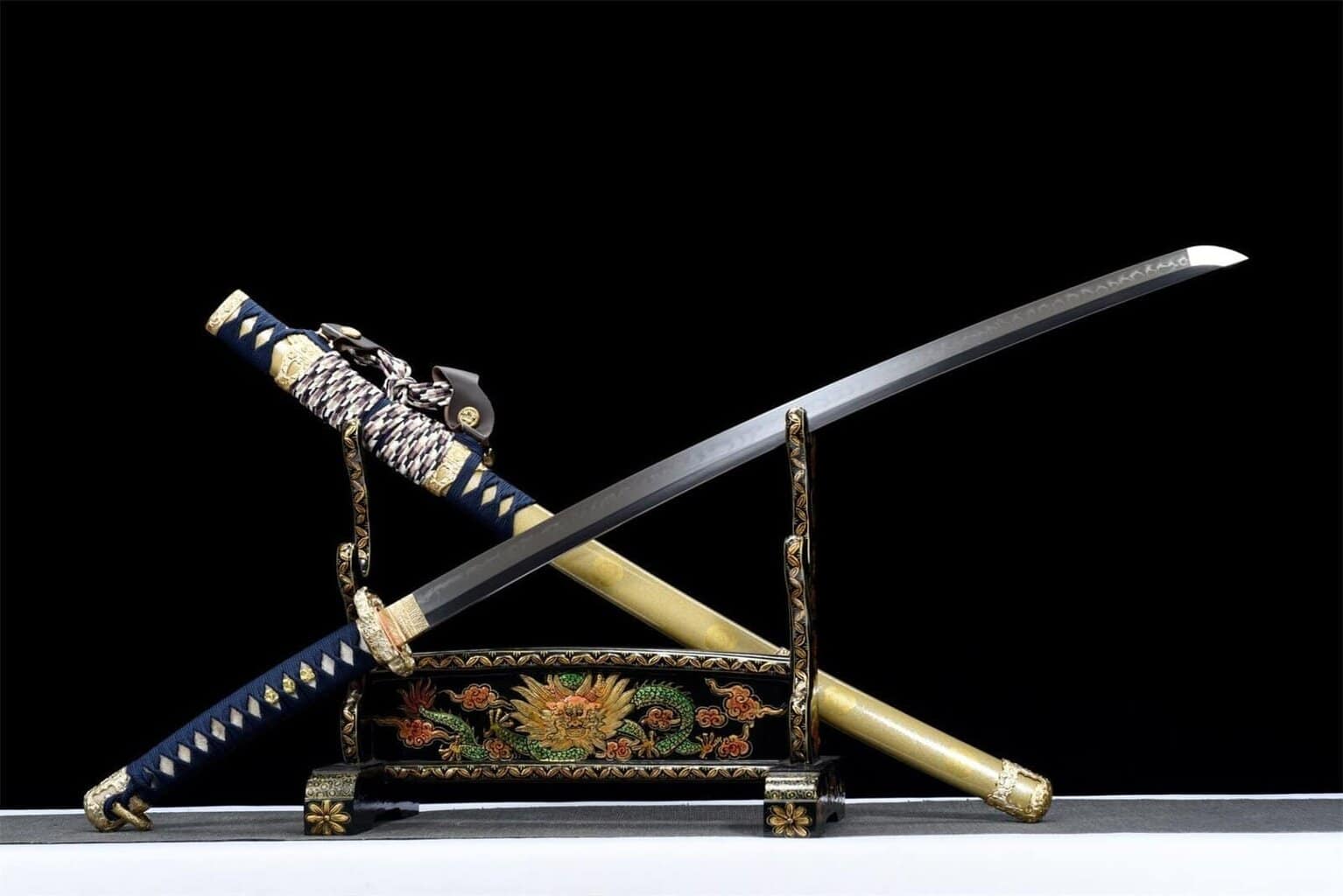 Katana Azul y Oro