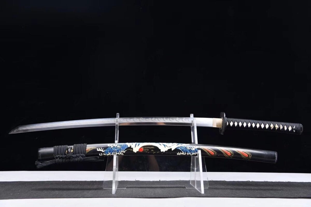 Katana Damasco Hamon