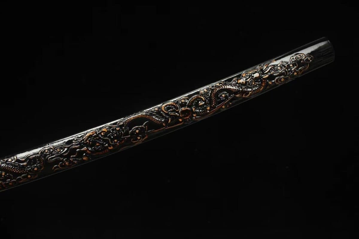 Katana Damasco Negra