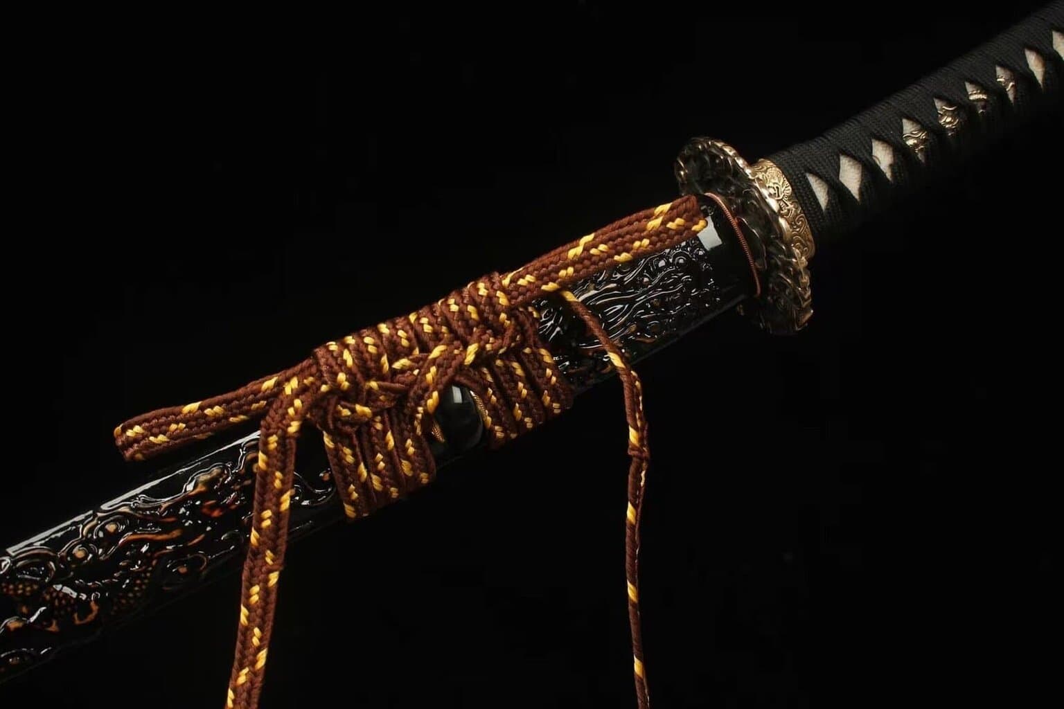 Katana Damasco Negra