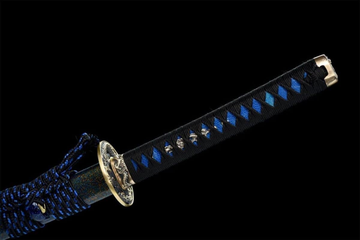 Katana Negro Damasco