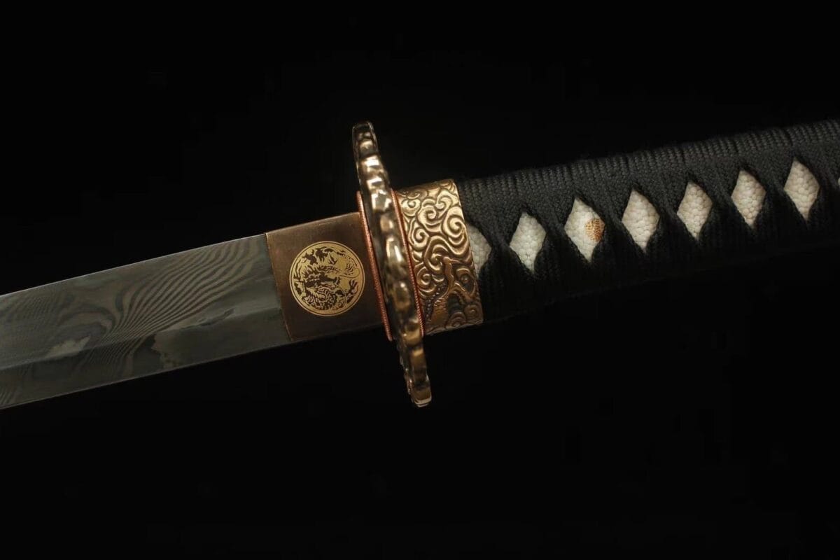 Katana Damasco Negra