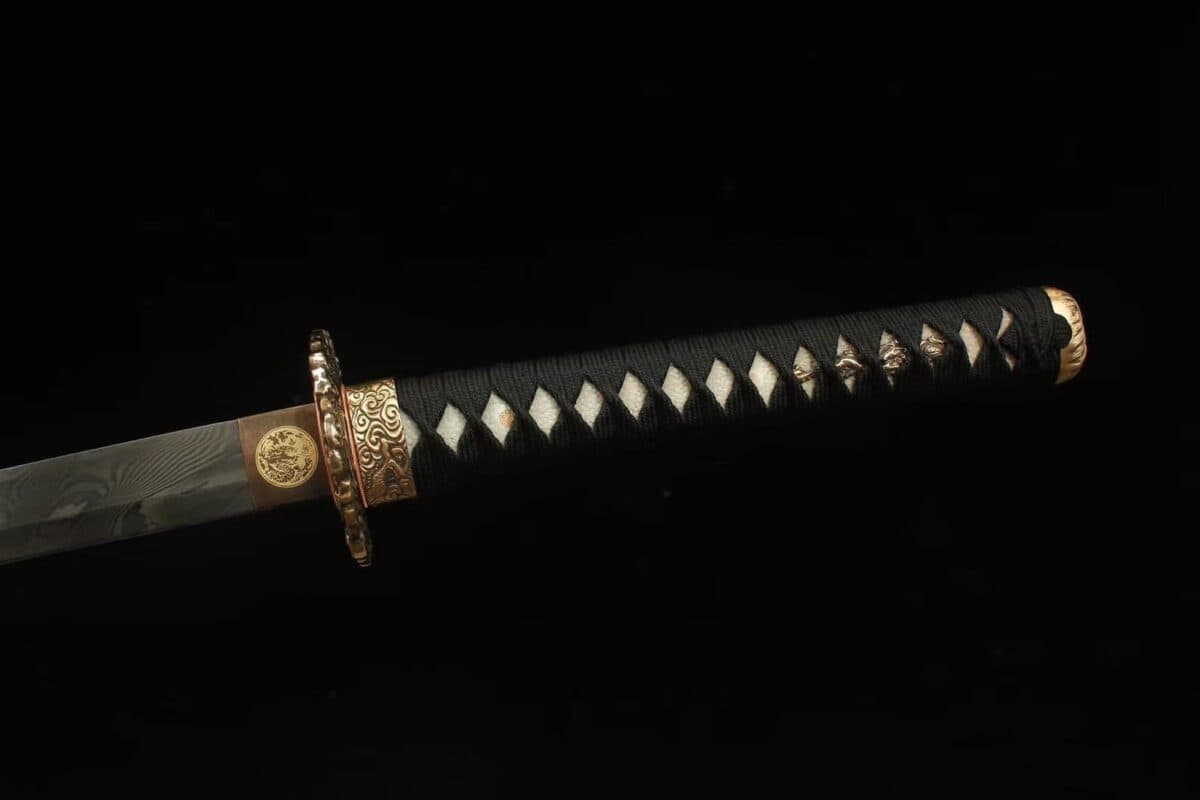 Katana Damasco Negra