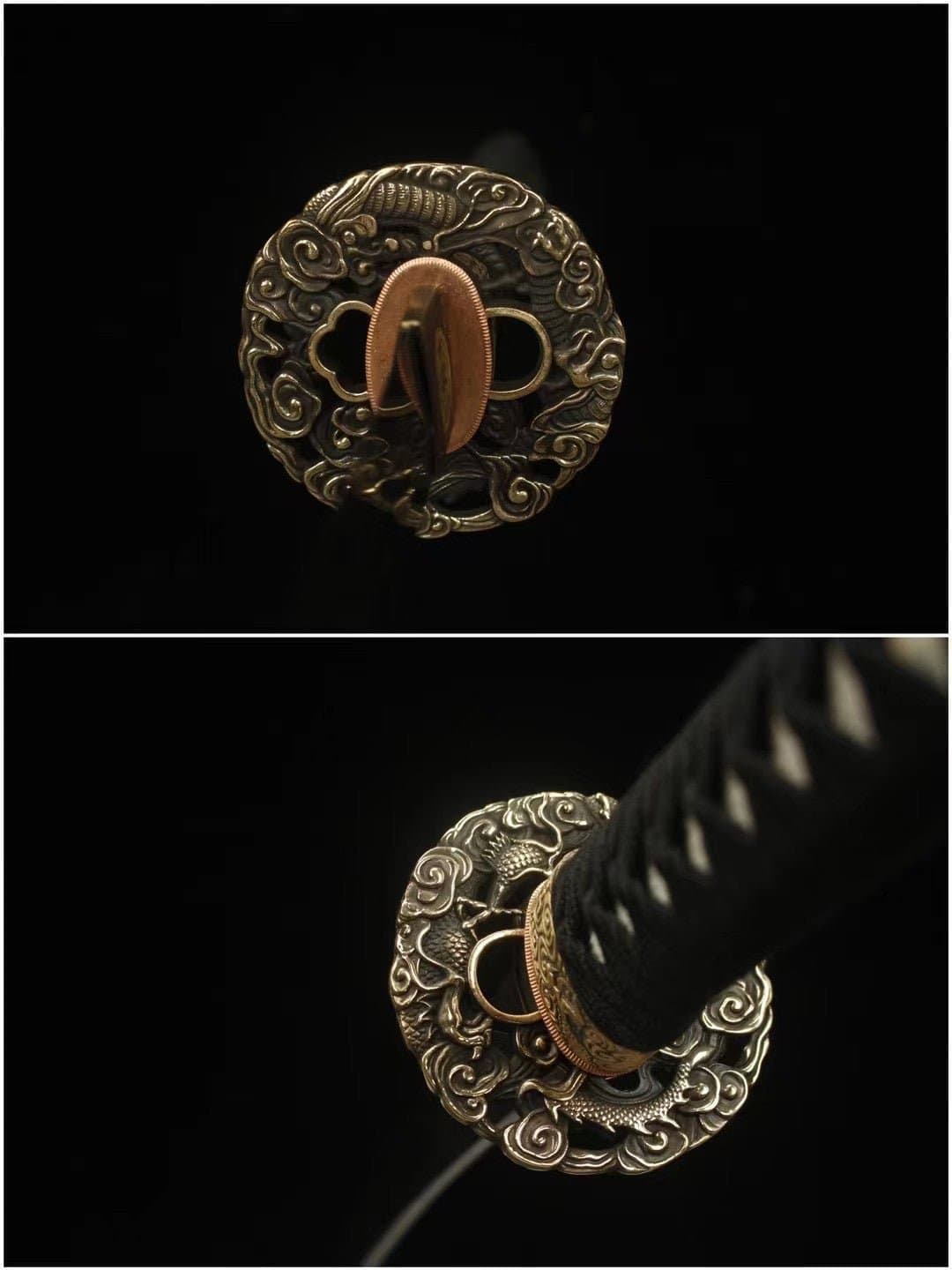 Katana Damasco Negra
