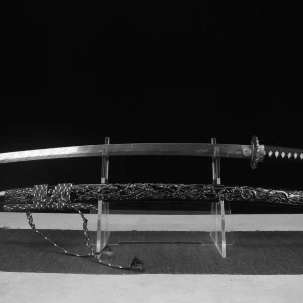 Katana Damasco Negra