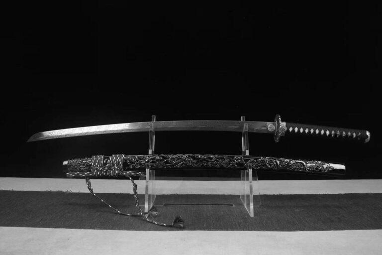 Katana Damasco Negra