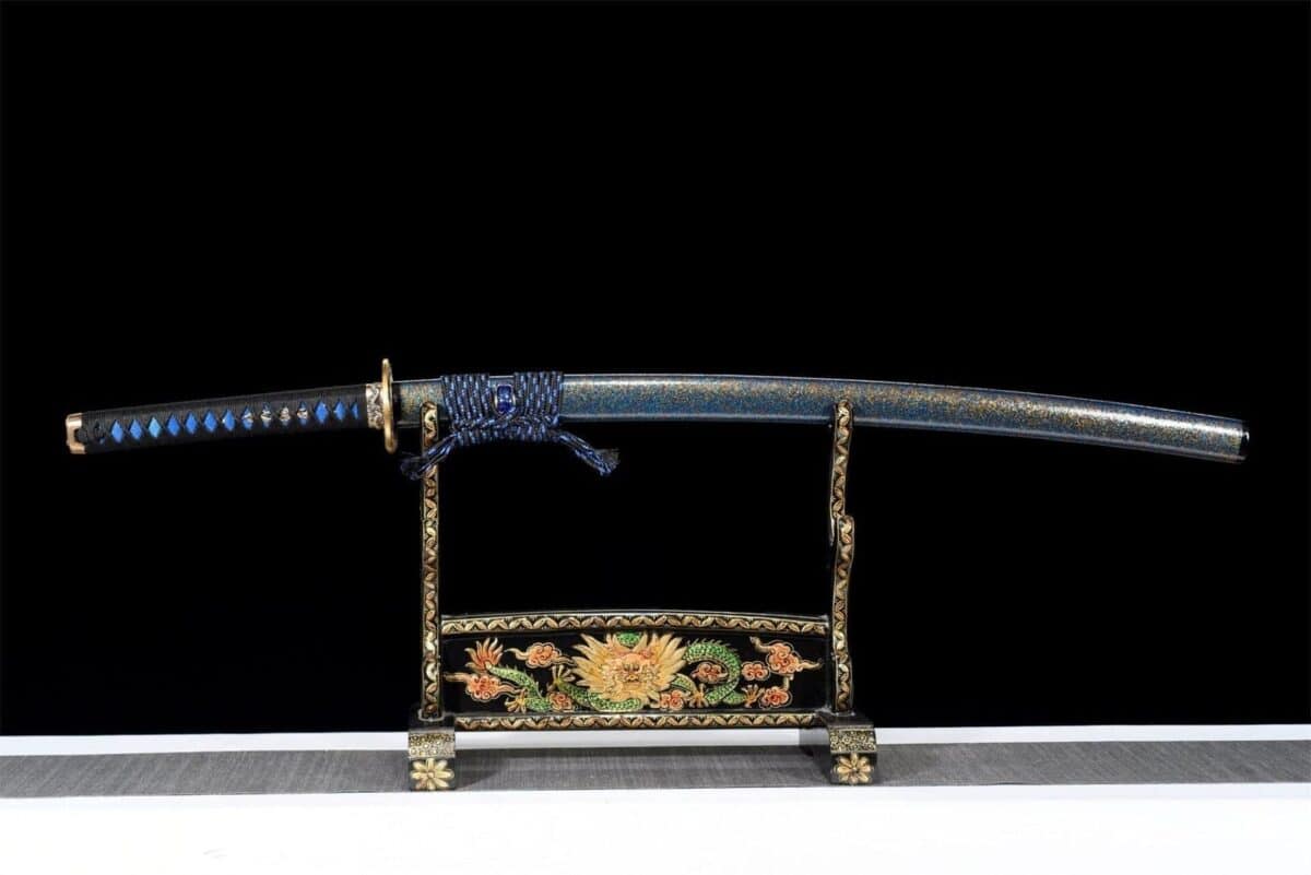 Katana Negro Damasco
