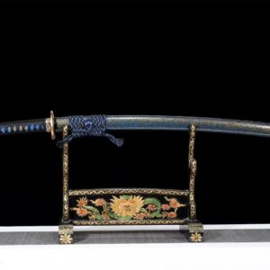 Katana Negro Damasco